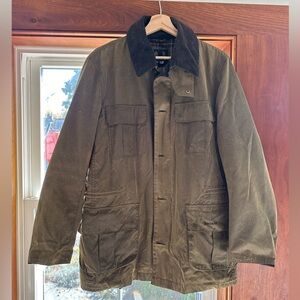 Barbour - Men’s classic waxed cotton barn jacket - sz M